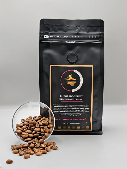 El Dorado Select SCAA 87      Medium Roast Whole Beans 340 g 12 oz