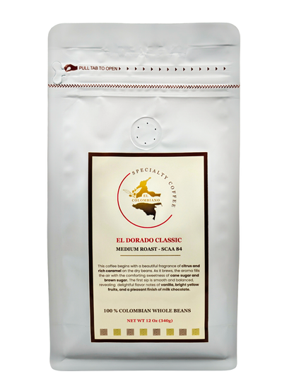 El Dorado Classic SCAA 84    Medium Roast Whole Beans 340 g 12 oz