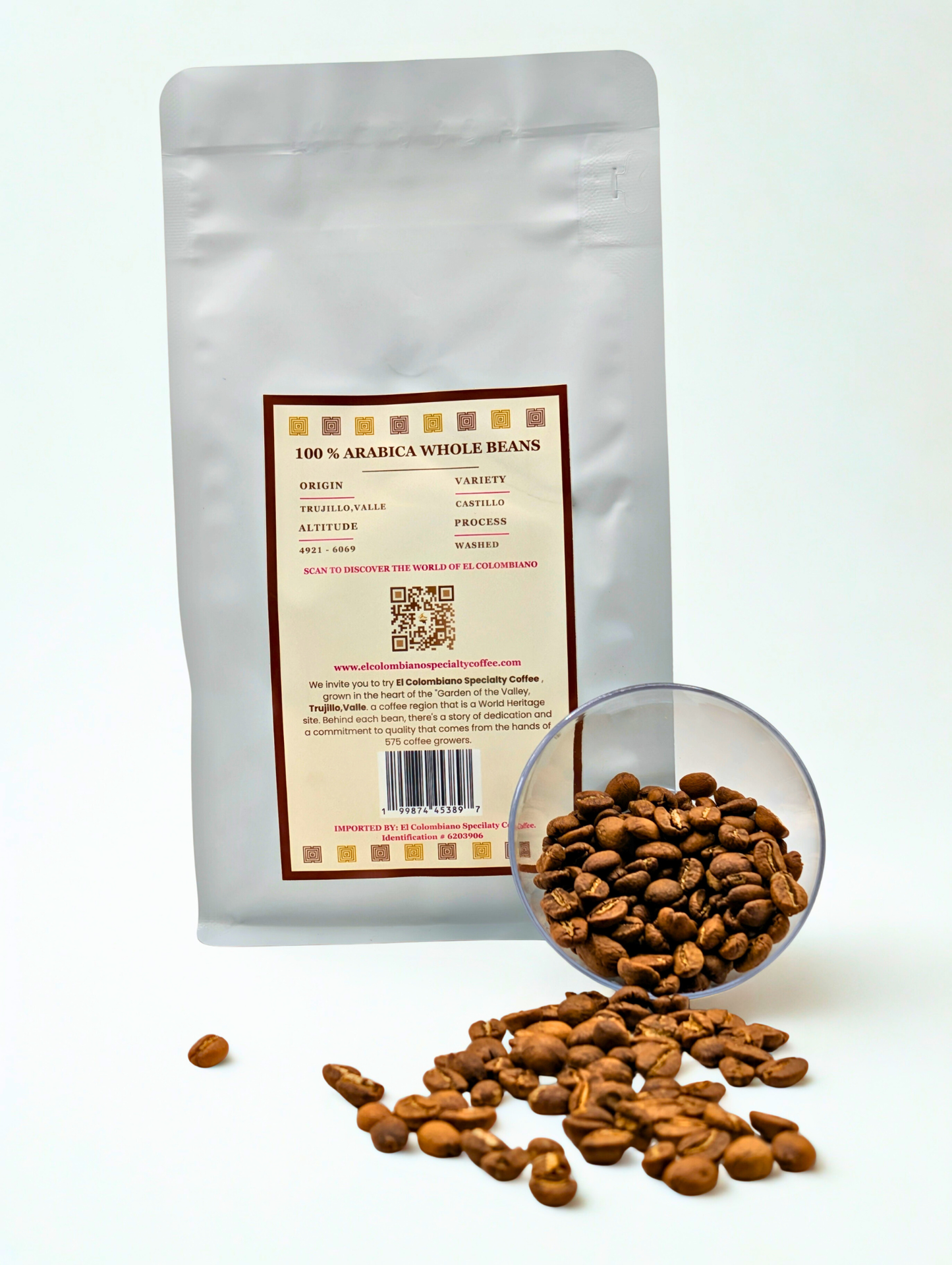 El Dorado Classic SCAA 84    Medium Roast Whole Beans 340 g 12 oz
