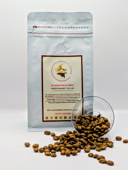 El Dorado Classic SCAA 84    Medium Roast Whole Beans 340 g 12 oz