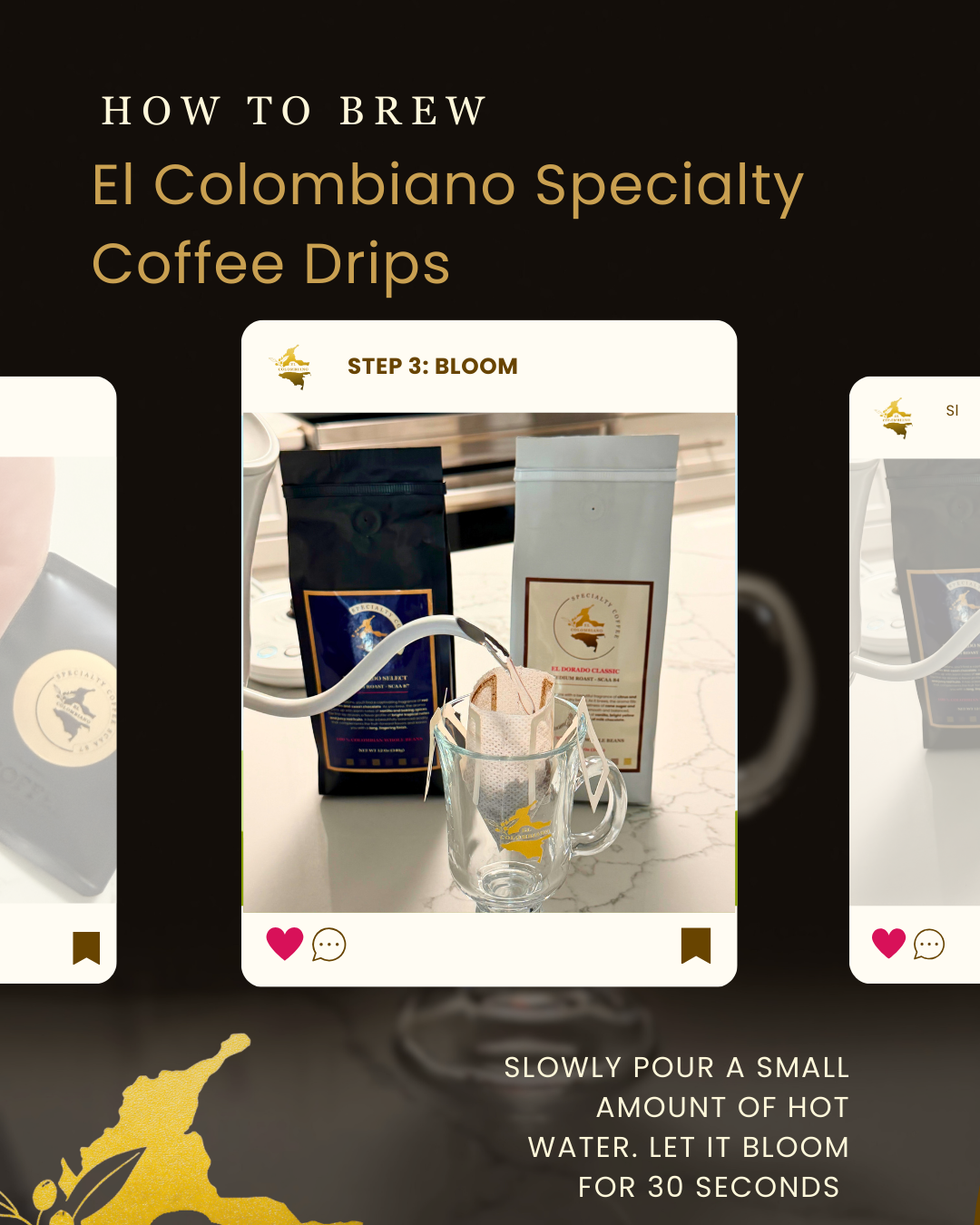 El Colombiano Specialty Coffee Drips (6 Pack): SCAA 84 Classic & SCAA 87 Select