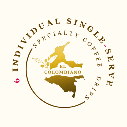 El Colombiano Specialty Coffee Drips (6 Pack): SCAA 84 Classic & SCAA 87 Select
