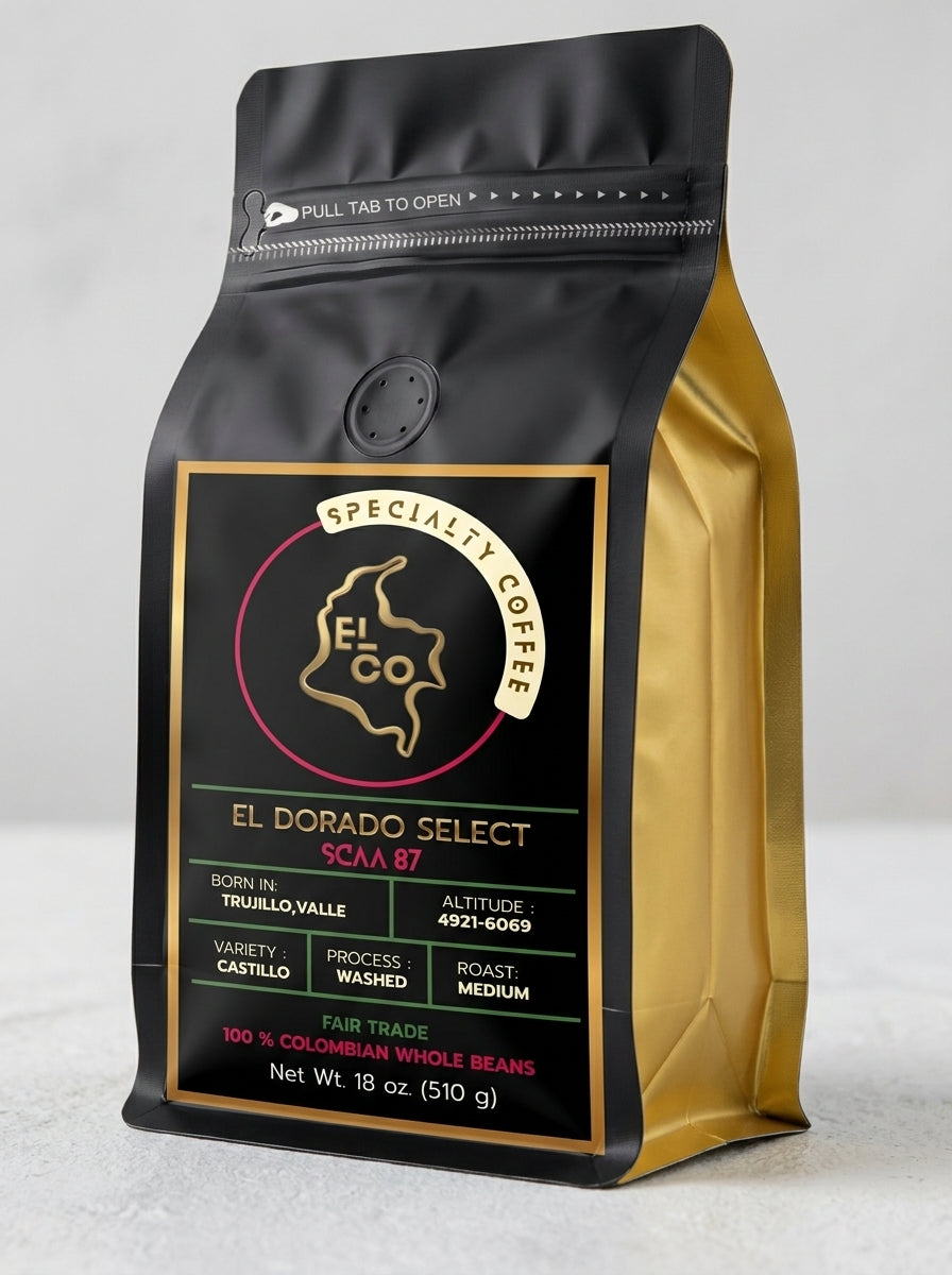 El Dorado Select SCAA 87      Medium Roast Whole Beans 510 g 18 oz